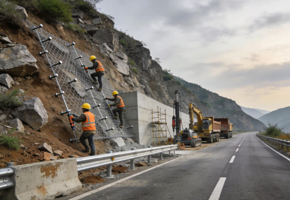广州公路道路护坡
